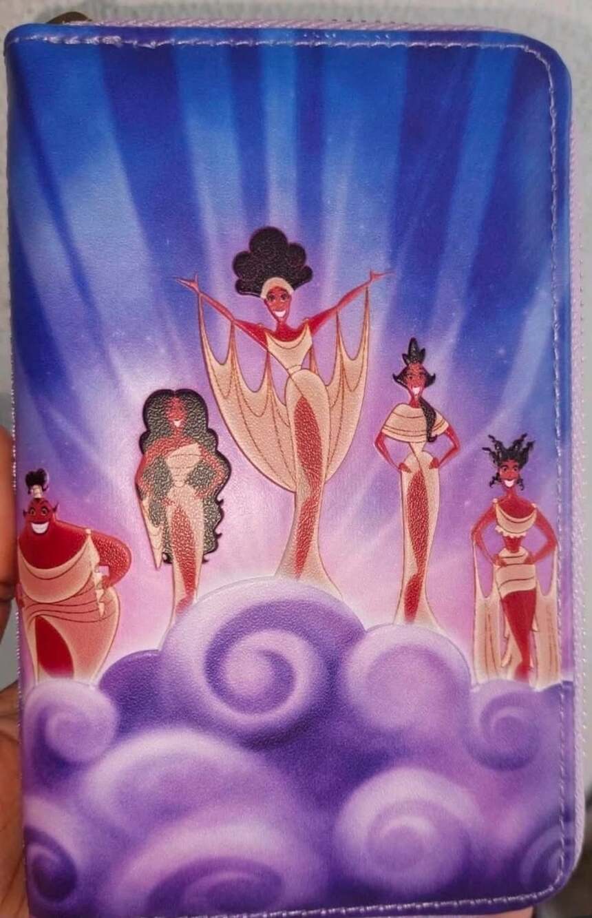 Loungefly Disney Hercules Muses Zip Around Wallet